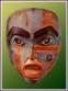 Masque indien Tlingit - Amﾎrique du nord