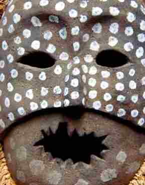 Masque ethnies Lombi/Pere - Congo - Afrique